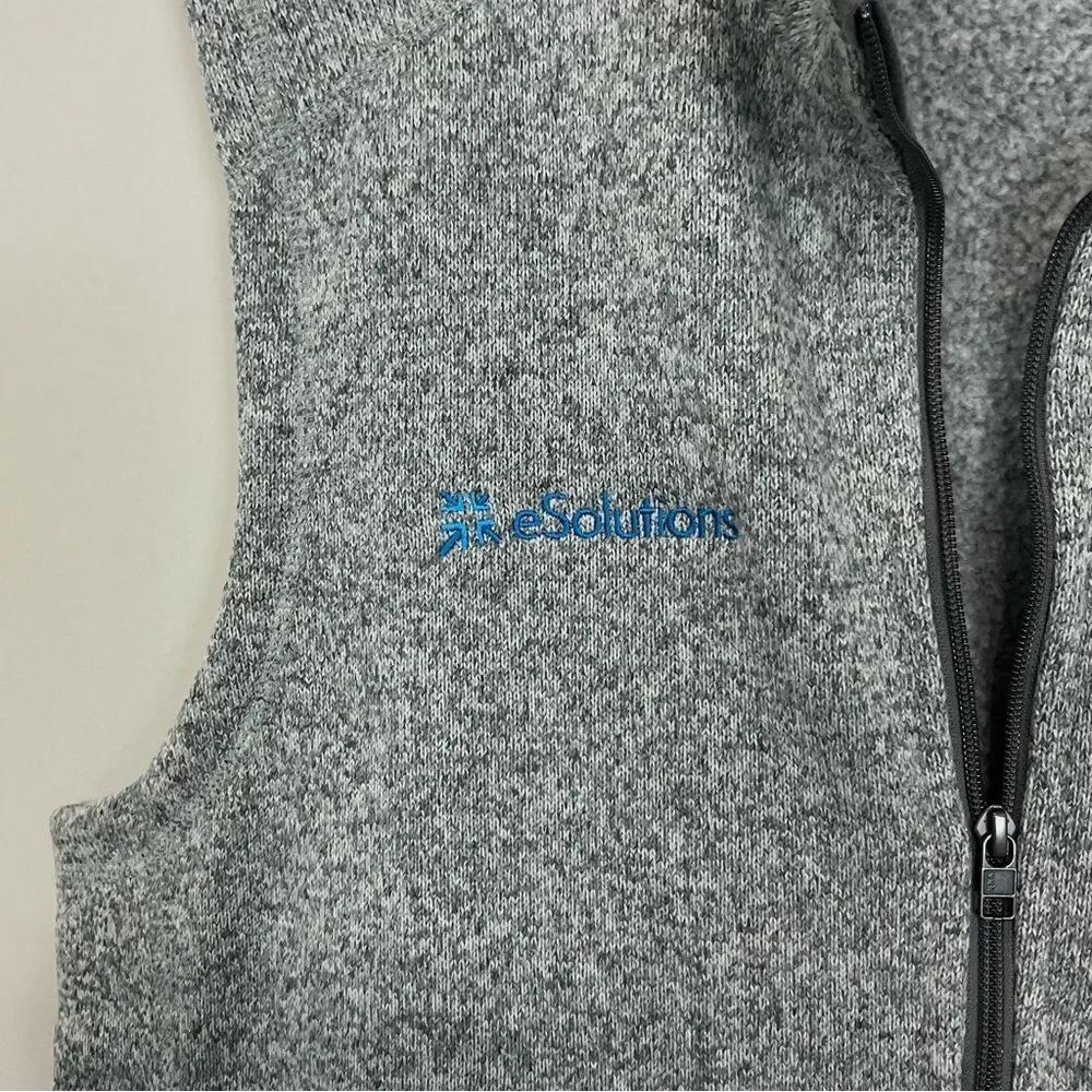 Patagonia Better Sweater Vest Mens Sz XL Front Zip Logo Fleece Gray New